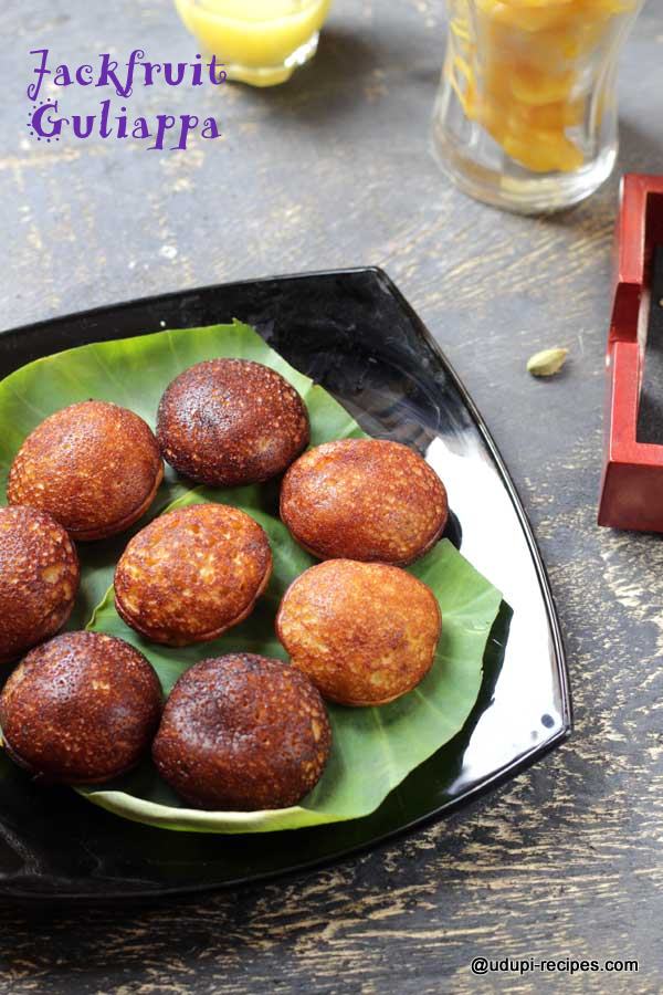 jackfruit guliappa (sweet paniyaram)