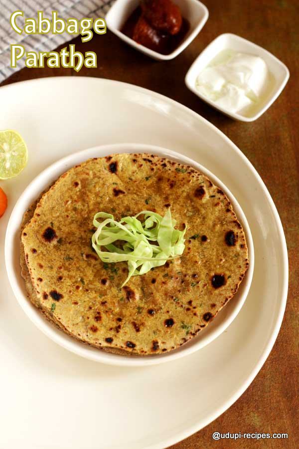 Cabbage paratha delicious