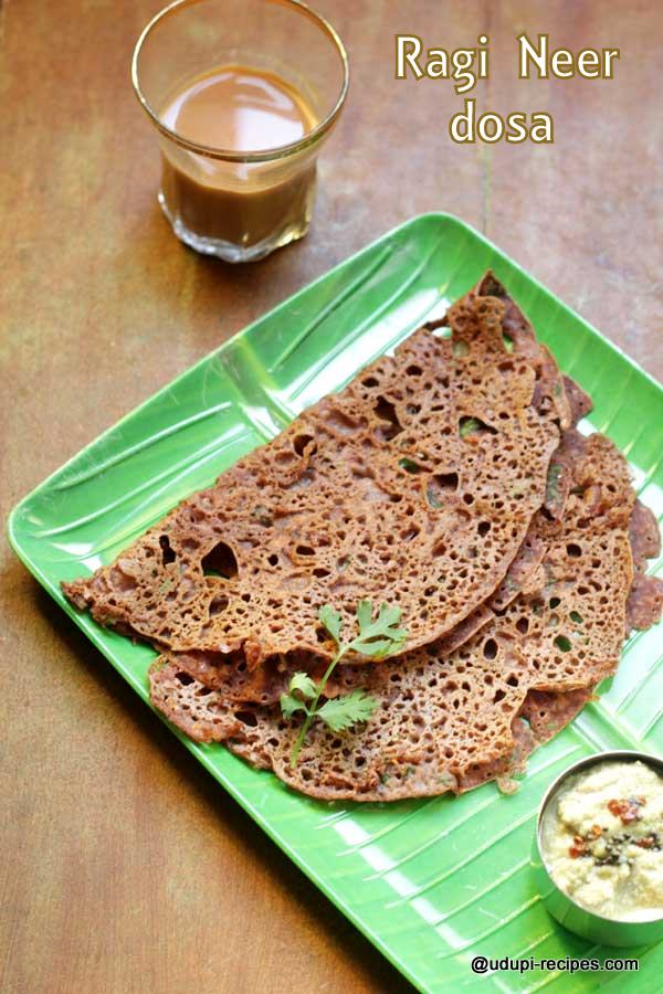 Ragi neer dosa yummy and tasty