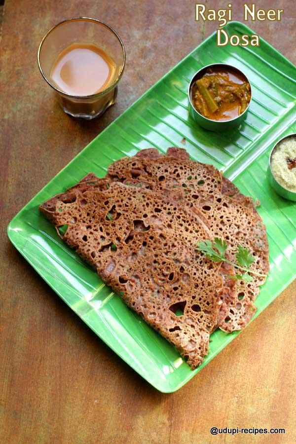 Ragi neer dosa