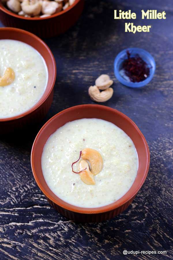 delicious little millet kheer