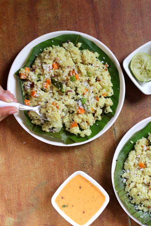 healthy breakfast barnyard millet upma