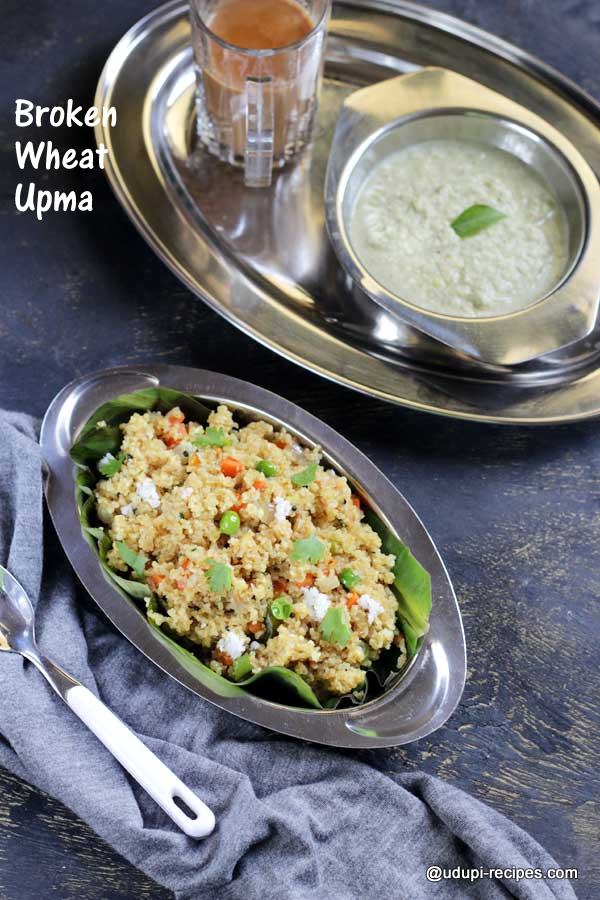 broken wheat upma