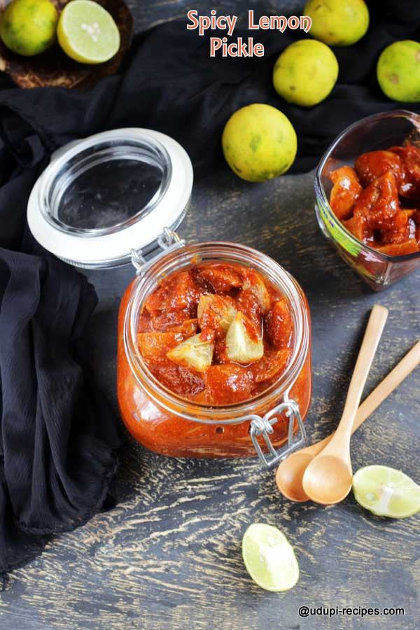 Spicy lemon pickle