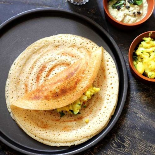 Proso Millet Masala Dosa | Healthy Breakfast - Udupi Recipes