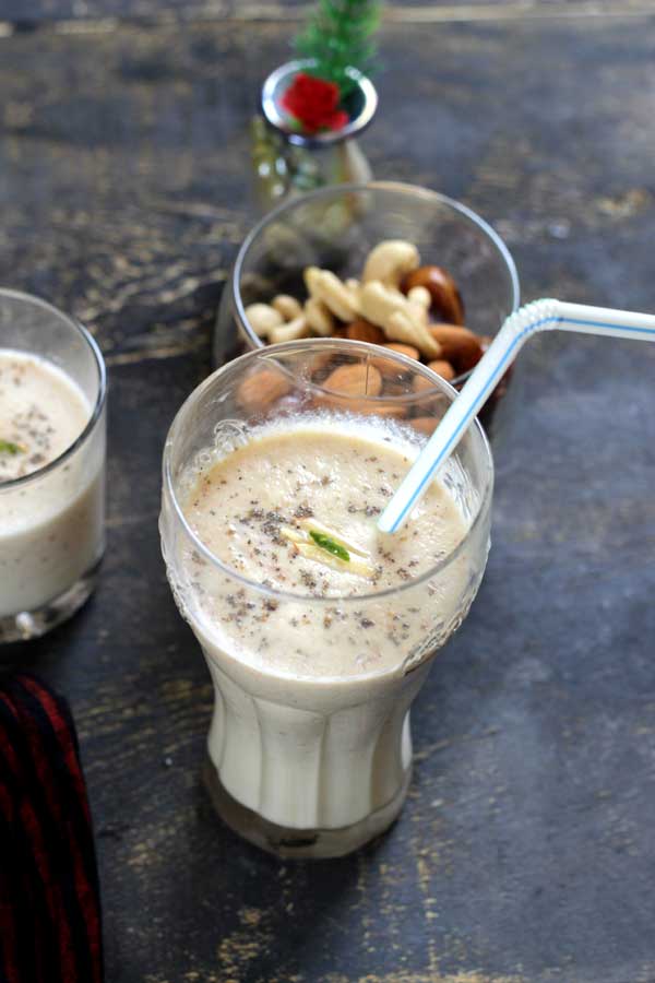 dryfruits milkshake