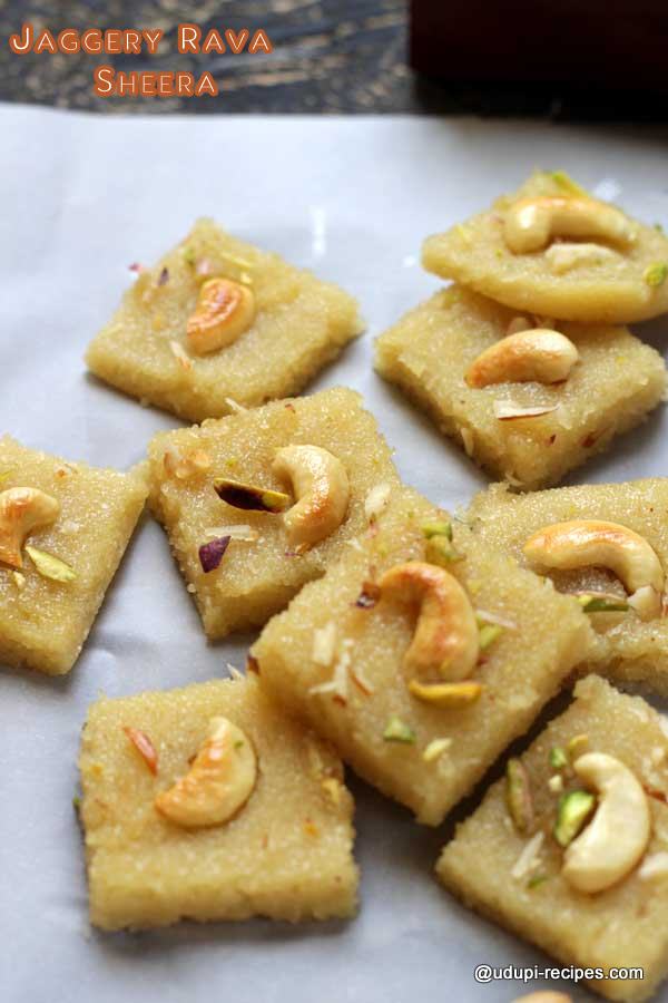 Delicious Jaggery rava sheera