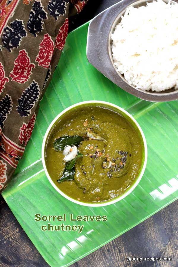 Sorrel Leaves Chutney Gongura Chutney Recipe Udupi Recipes