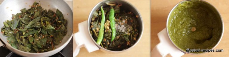 Sorrel leaves Chutney | Gongura Chutney Recipe - Udupi Recipes