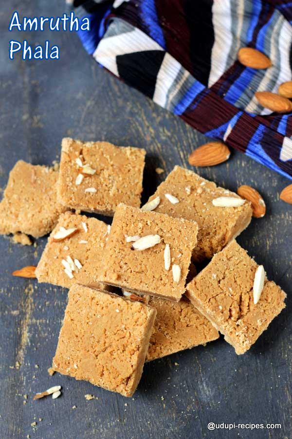 Amruta phala - coconut milk burfi