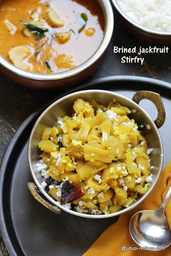 brined jackfruit stirfry