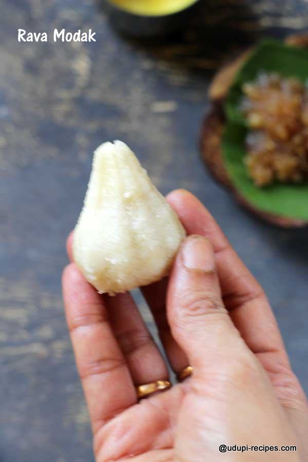 Easy rava modak