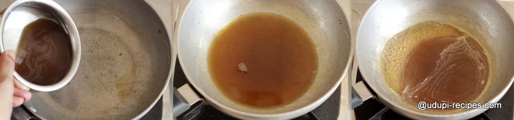Jaggery syrup step 3