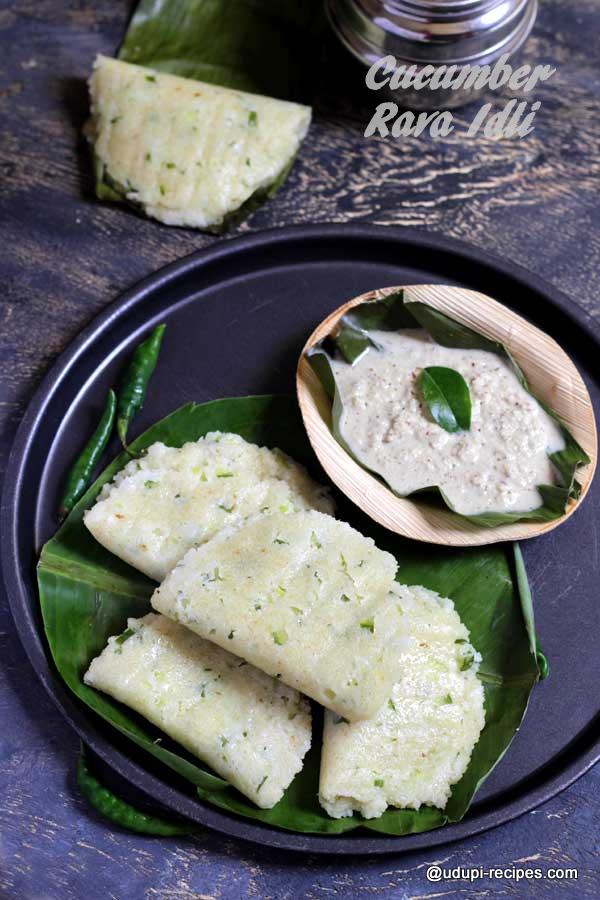 cucumber rava idli