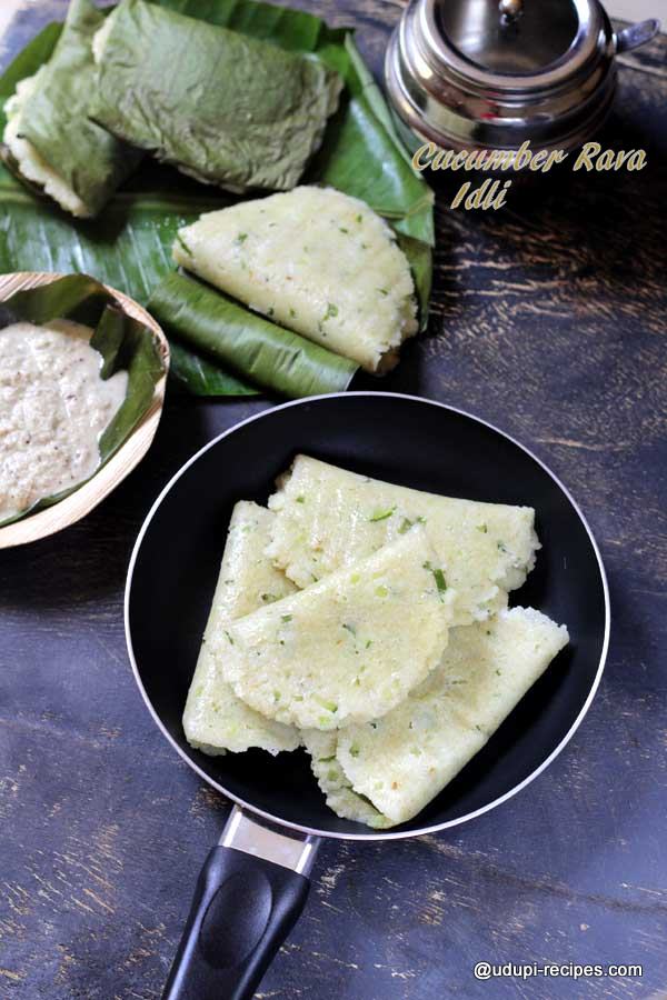 delicious cucumber rava idli