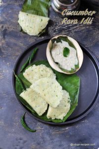 easy cucumber rava idli