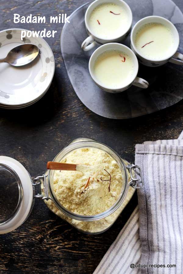 home-made badam milk powder