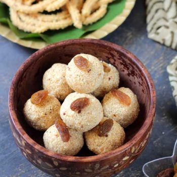 Rava Jaggery Laddu | No Sugar Recipe - Udupi Recipes