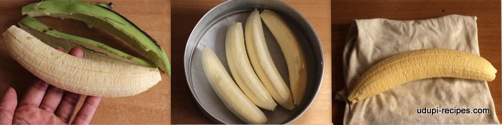 nendra banana chips preparation step 2