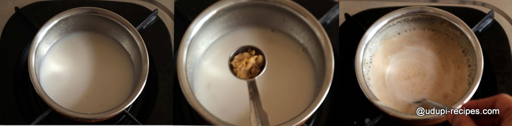ragi milk porridge preparation step 11
