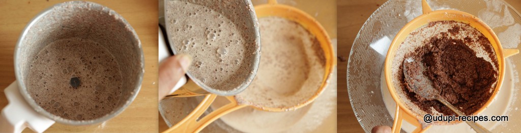 ragi milk porridge preparation step 5
