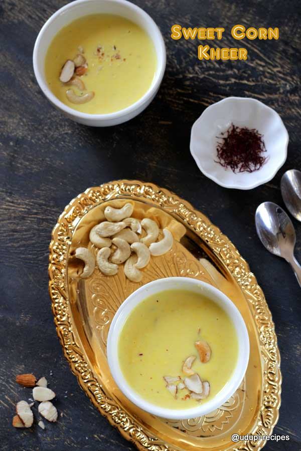 sweet corn kheer -delicious