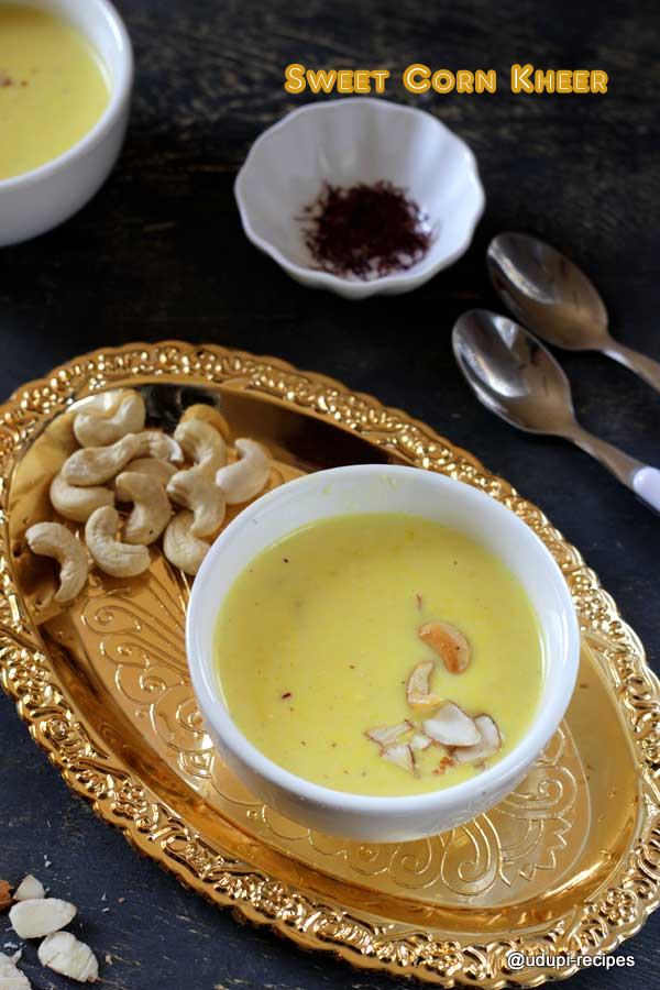 sweet corn kheer