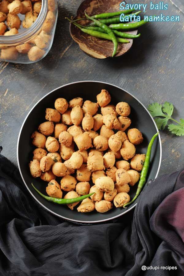 Gatta namkeen- savory balls