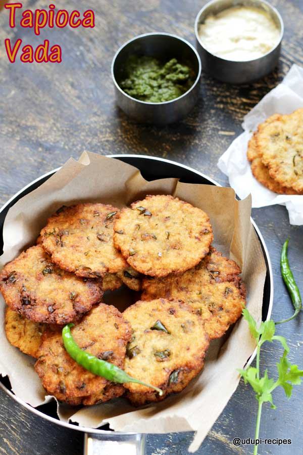 mouth watering tapioca vada