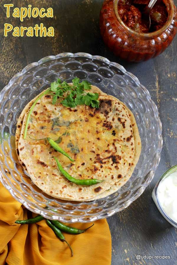 yummy tapioca paratha