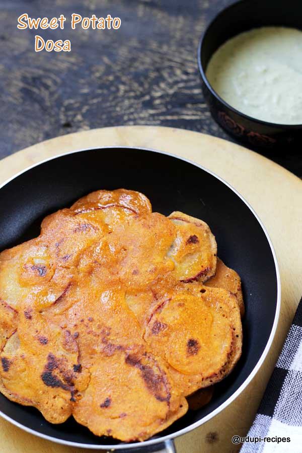 Sweet potato dosa