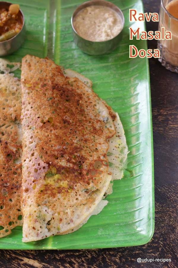 rava masala dosa