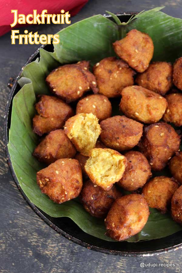 Delicious jackfruit fritters