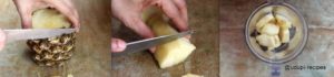 Pineapple squash preparation step 1