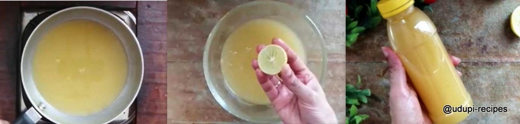 Pineapple squash preparation step 5