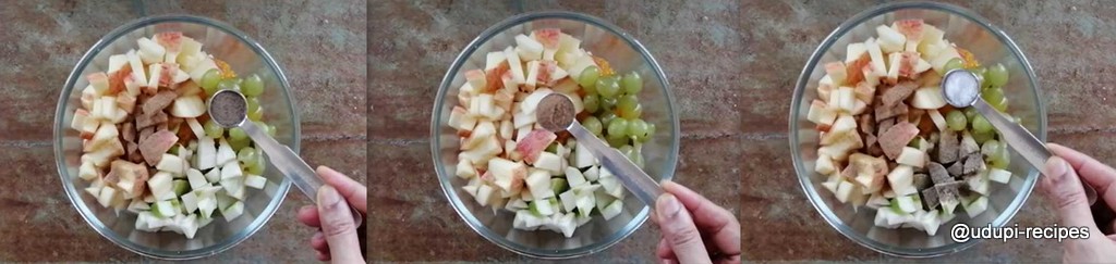 fruits chaat preparation step2