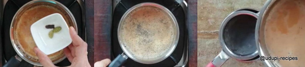 Masala tea - Badam tea preparation step 3
