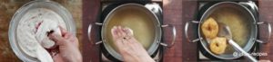 Sambar vada preparation step 3