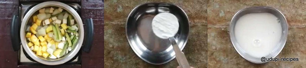 Valval - Konkani curry Preparation step 1