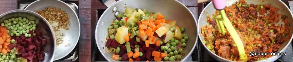 Vegetable bonda preparation step 3