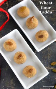 Wheat flour laddu