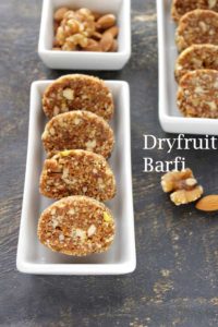 healthy dry fruit barfi