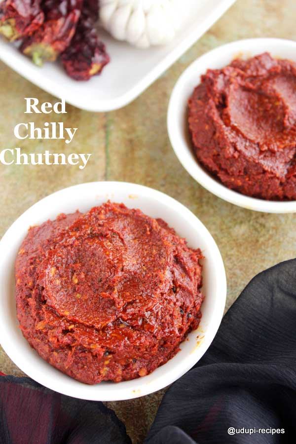 red chilly chutney North Karnataka style