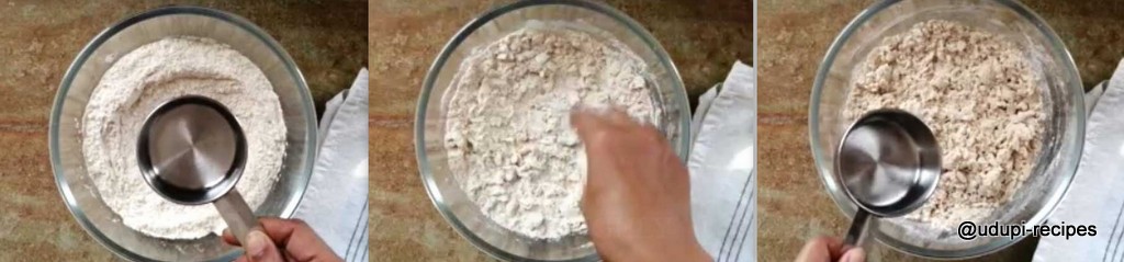 Chapati - phulka preparation step 2