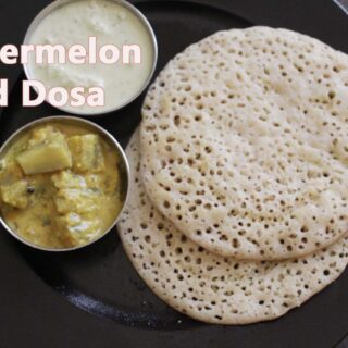 Watermelon rind dosa